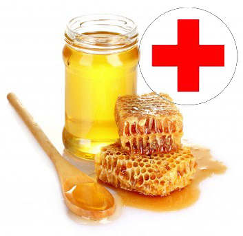 Эффективно снимает воспаление и зуд мед, нанесенный на место укуса