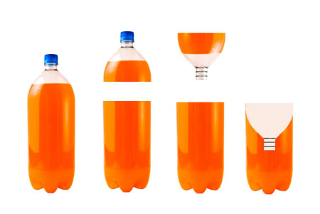 Ловушку из пластиковой бутылки можно сделать своими руками